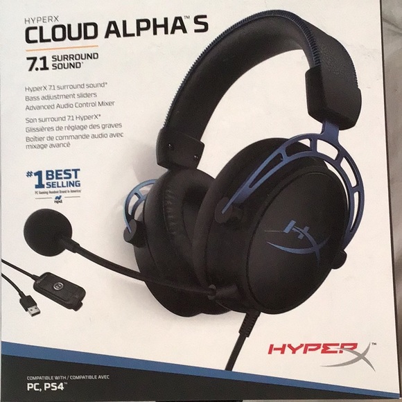 Hyperx Cloud Alphas 7.1 Gaming Headset - Picture 6 of 6
